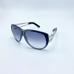 Chloe Gray and Blue Oversized Sunglasses with Gradient Lenses Chloe | Accessories | Chloe Blue Gray Gradient Ombre  main image 4